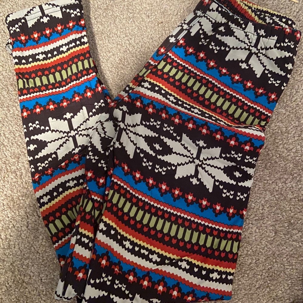 Fleece Lined Leggings One Size (00-4)